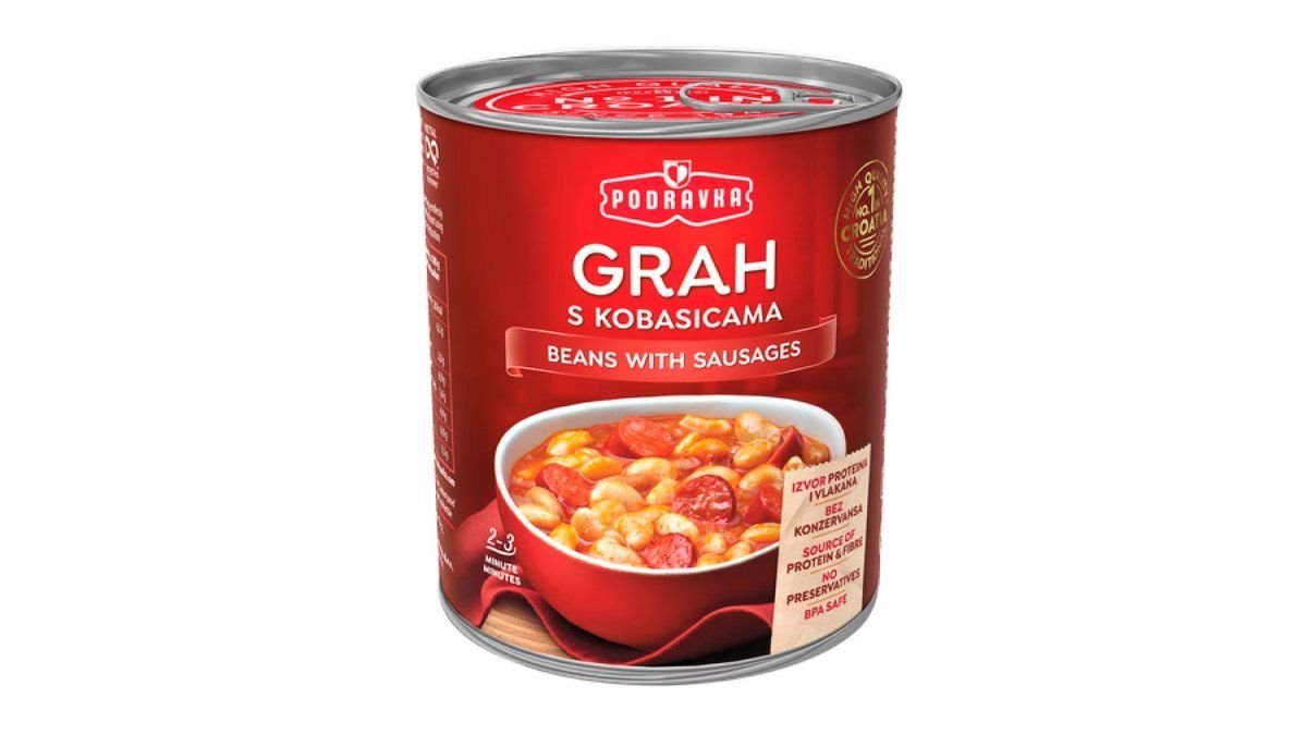 Podravka grah s kobasicom 400 g