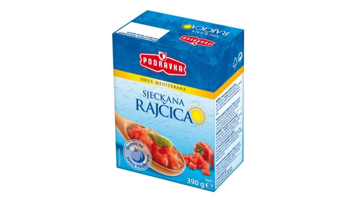 Podravka sjeckana rajčica 390 g