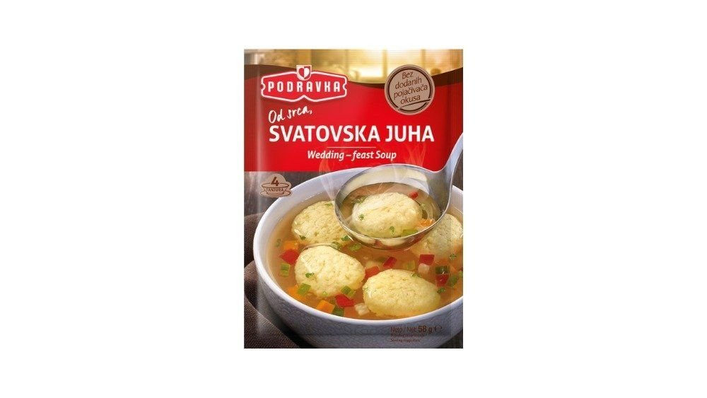 Podravka svatovska instant juha 58 g