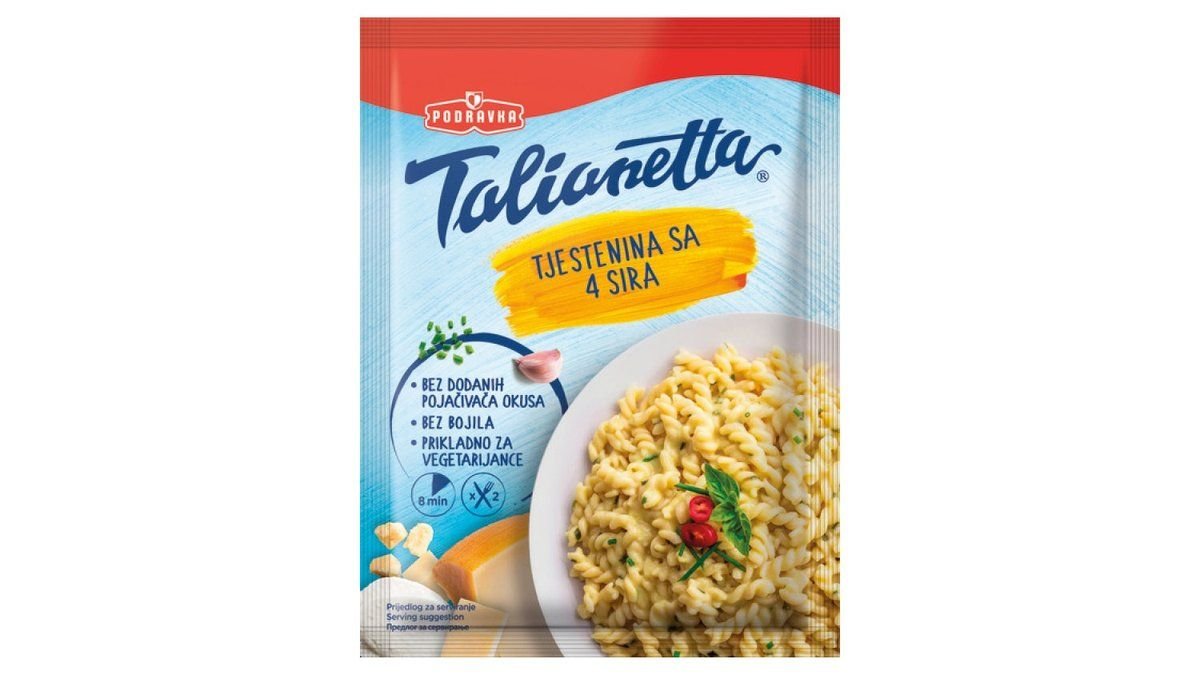 Podravka Talianetta Tjestenina Sa 4 Sira 145 g