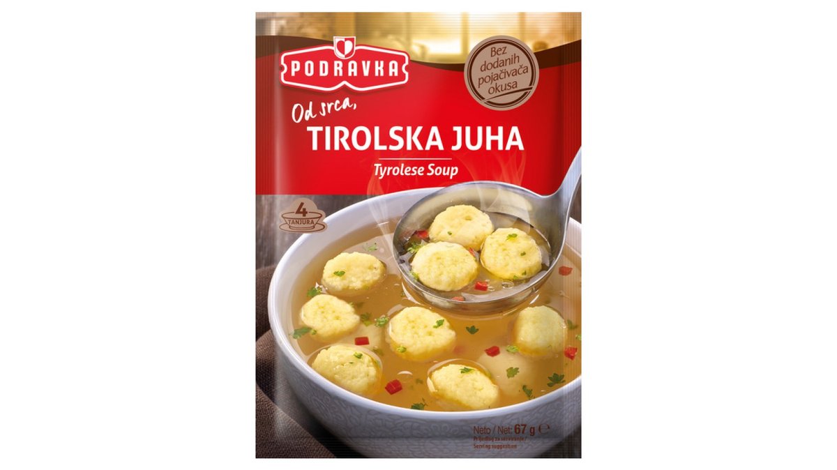 Podravka Tirolska juha 67g