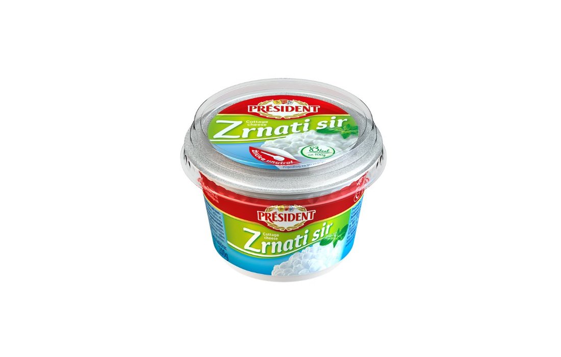 President Sir Svježi Zrnati 200g
