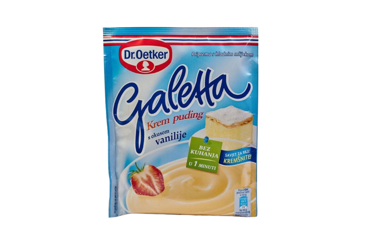 Puding krem vanilija Galetta Dr. Oetker 85 g