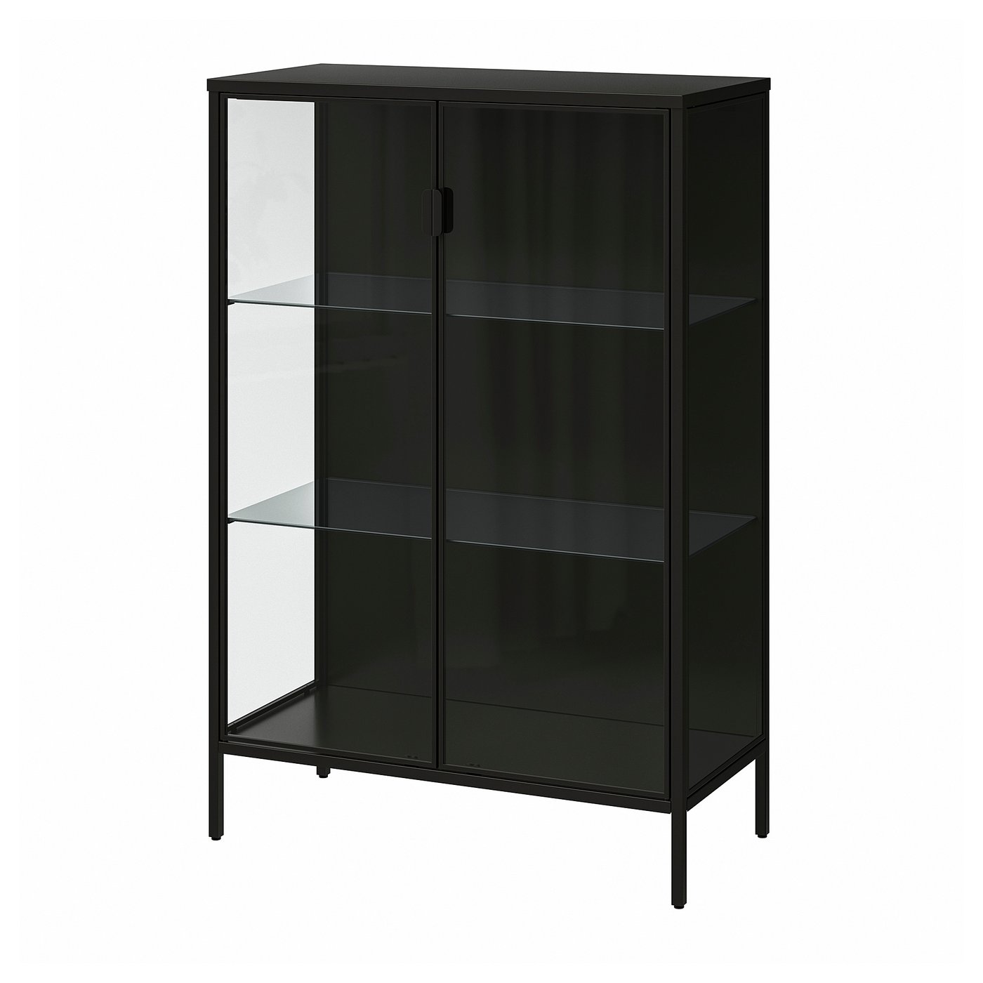 RUDSTA Vitrina, antracit, 80x37x120 cm