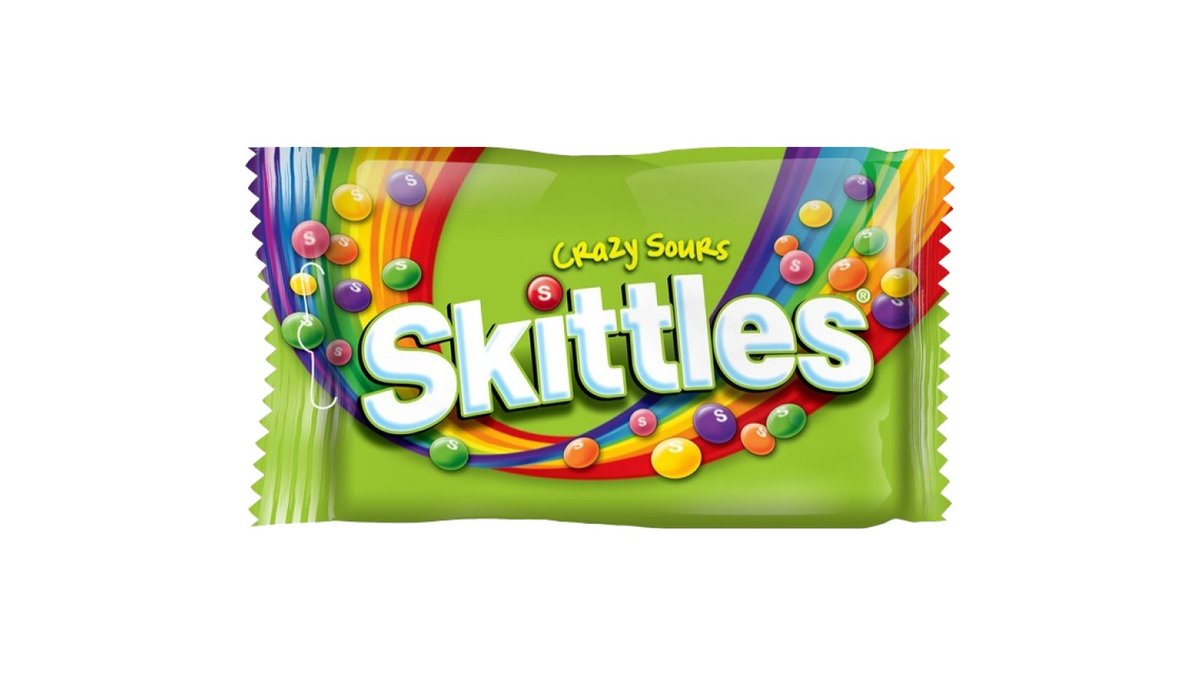 Skittles crazy sour draže bomboni 38 g