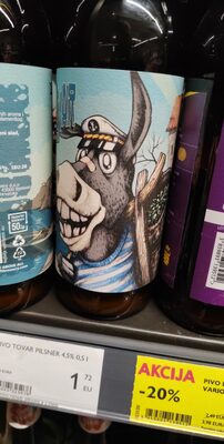 PIVO TOVAR PILS 0,5 L STAKLO