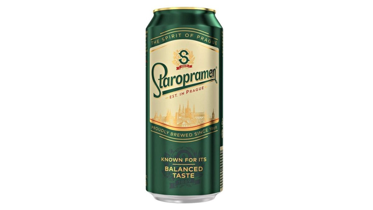 Staropramen pivo 0.5 l limenka