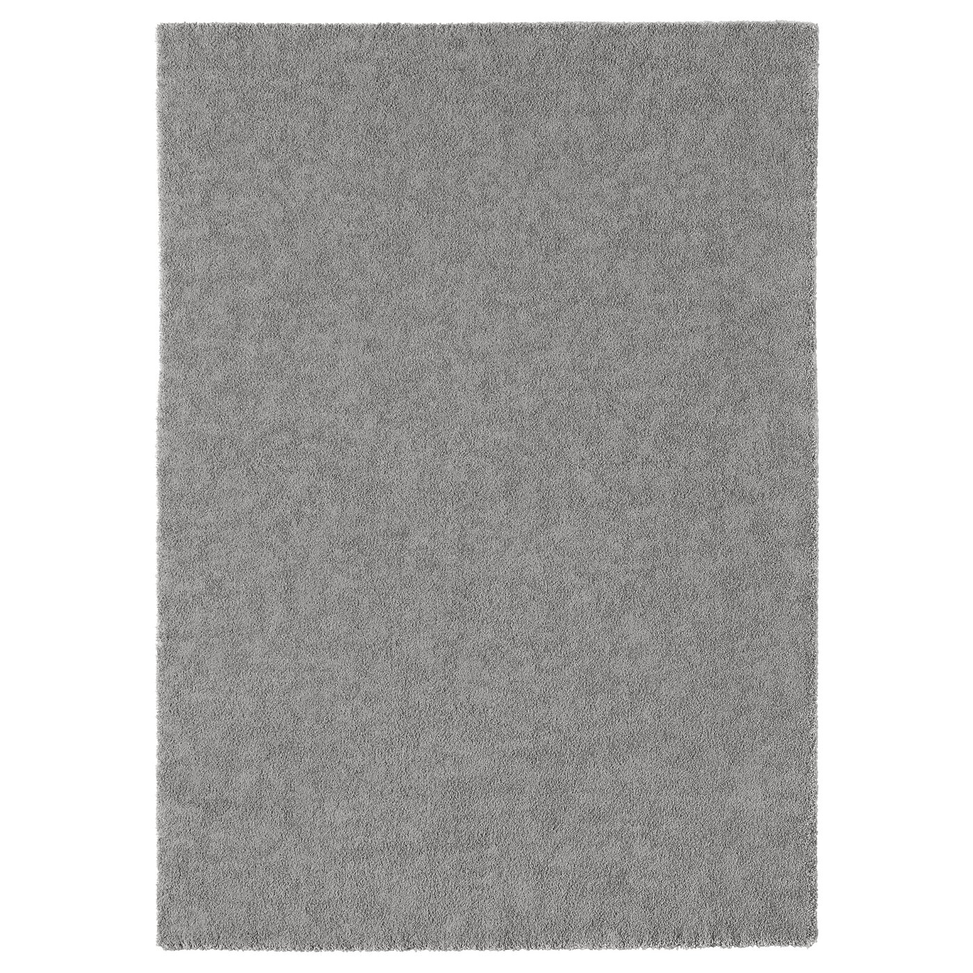 STOENSE Tepih, niski flor, srednje siva, 170x240 cm