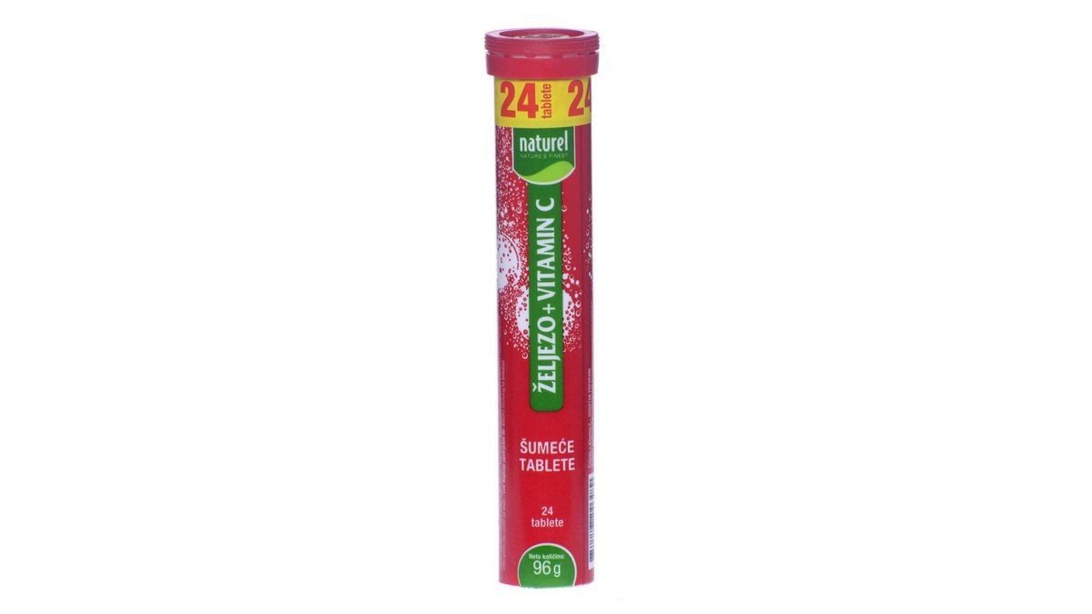 Šumeće tablete željezo c vitamin (24 tablete) 96 g