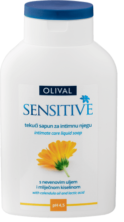 Tekući sapun za intimnu njegu Sensitive – nevenovo ulje i mliječna kiselina, 250 ml