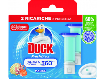 Duck Fresh Discs sredstvo za čišćenje i osvježavanje WC školjke 2x36 ml