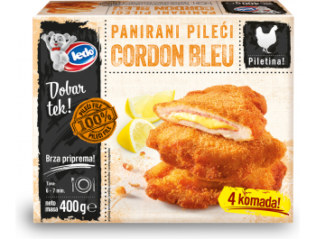 Ledo panirani pileći cordon bleu 400g