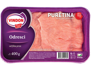 Vindija Vindon Pureći odresci od filea prsa 400 g