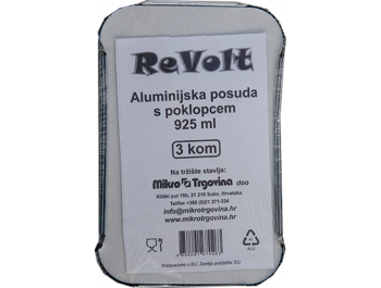 Aluminijska posuda 3 kom