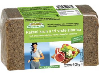 Kruh s 3 vrste žitarica 500 g