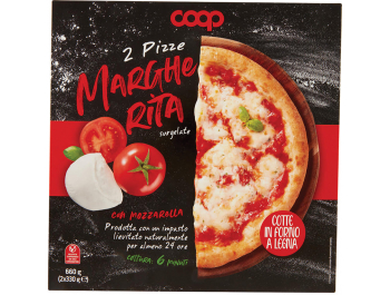 Coop pizza Margherita 2x330 g