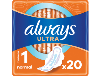 Always Ultra Normal Higijenski ulošci 20 kom