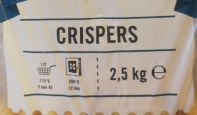 POMMES FRITES 2,5 kg CRISPERS MCCAIN