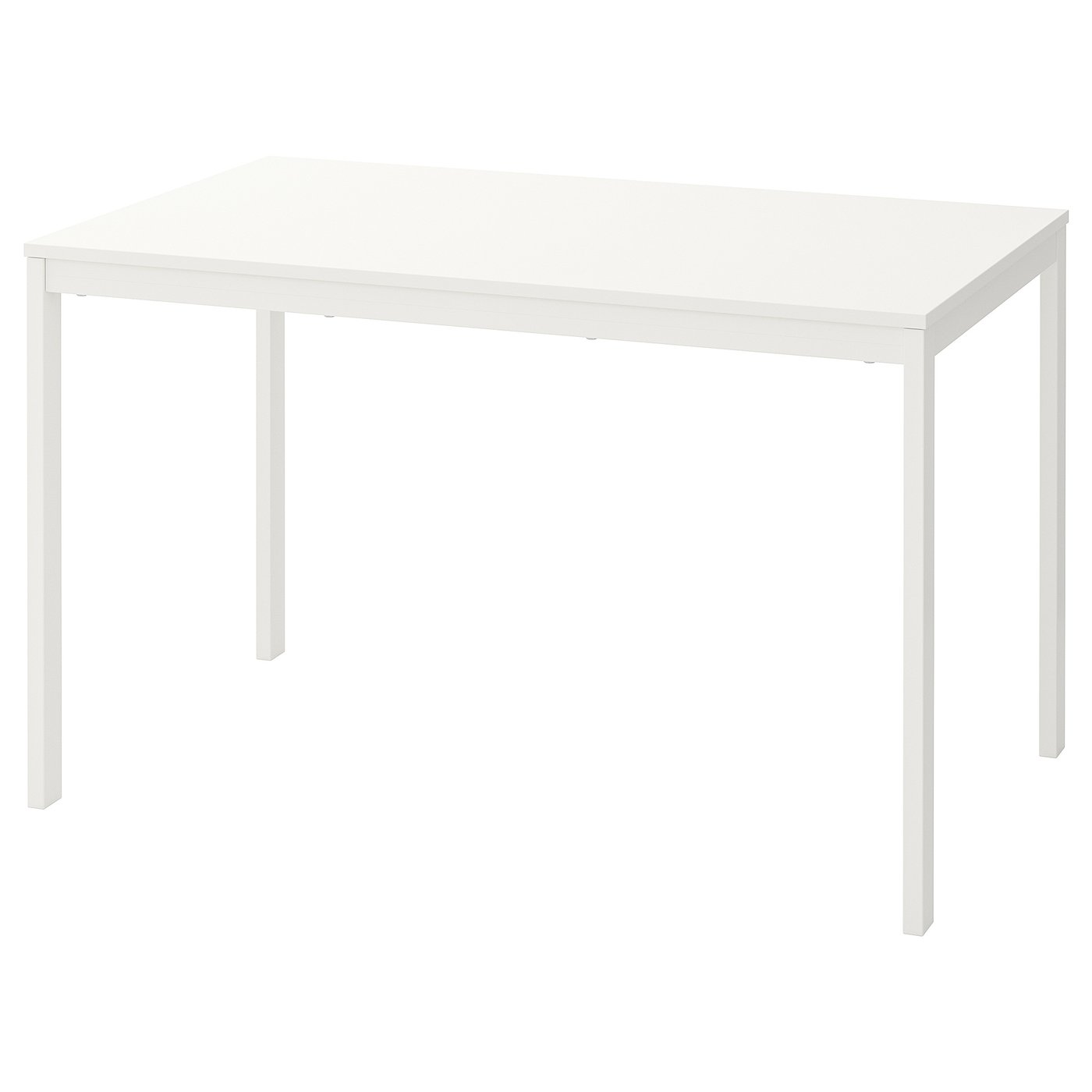 VANGSTA Produljivi stol, bijela, 120/180x75 cm