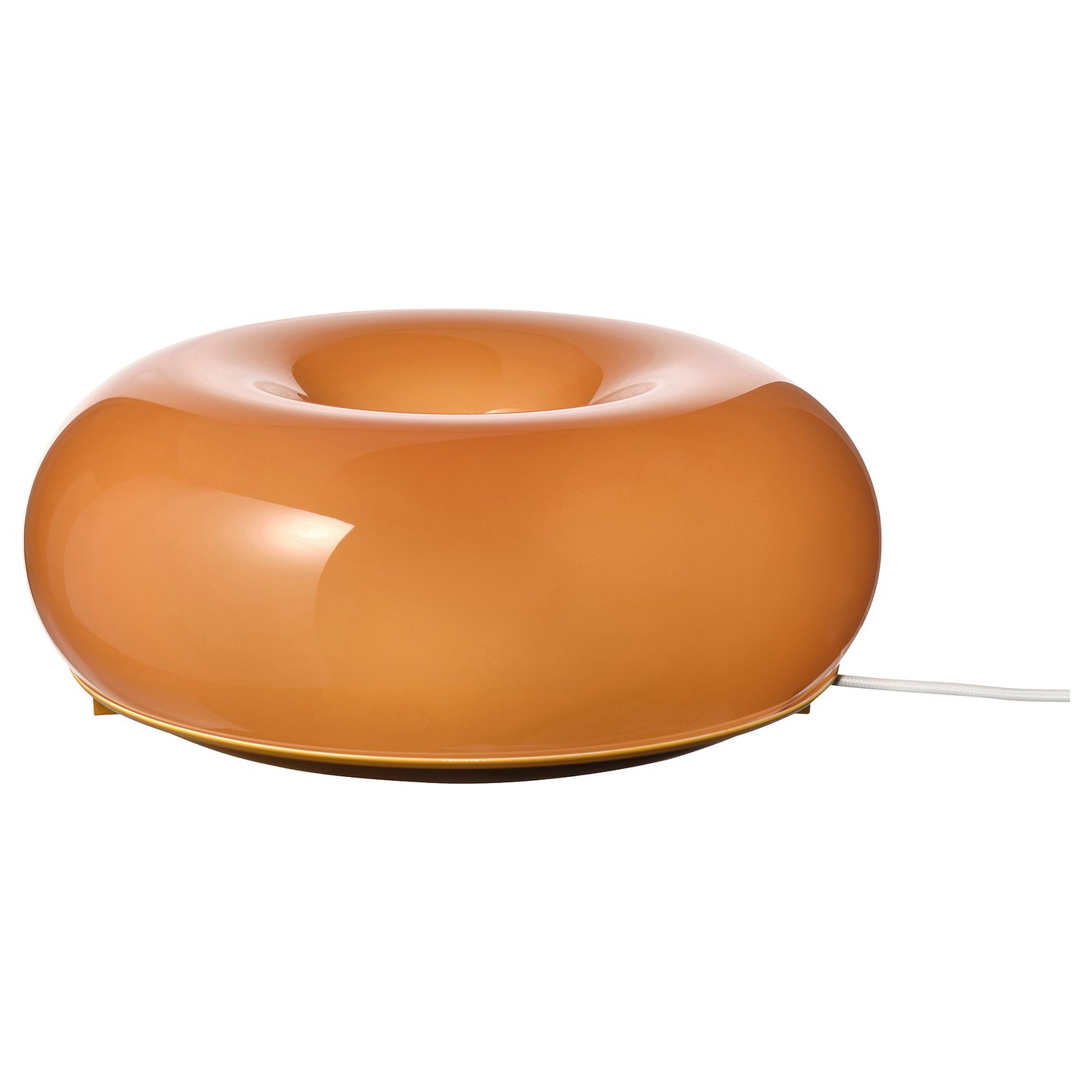 VARMBLIXT LED stolna/zidna lampa, narančasta staklo/okruglo, 30 cm