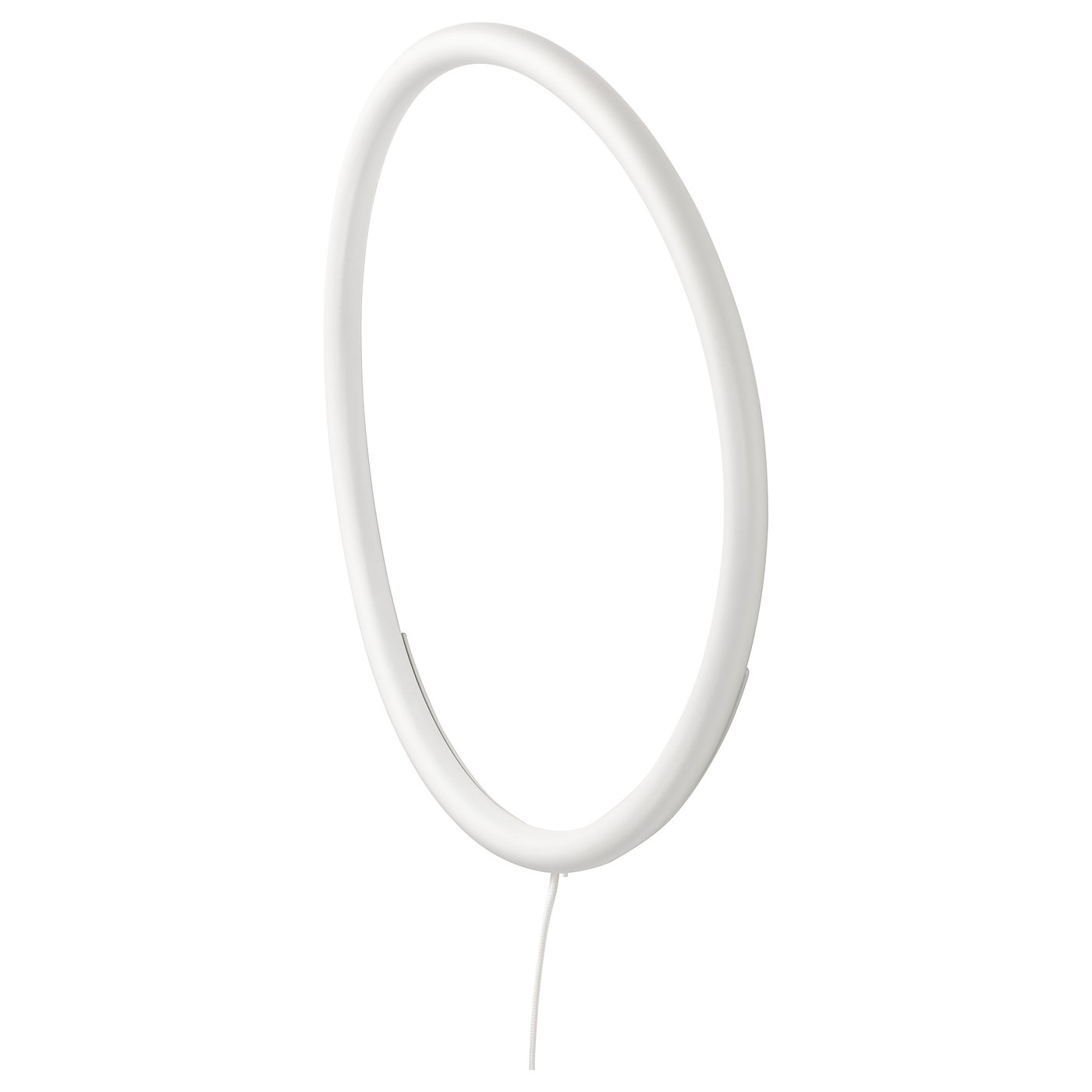VARMBLIXT LED zidna lampa, bijela metal/krug
