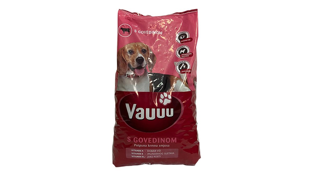Vauuu hrana za pse od govedine 3 kg