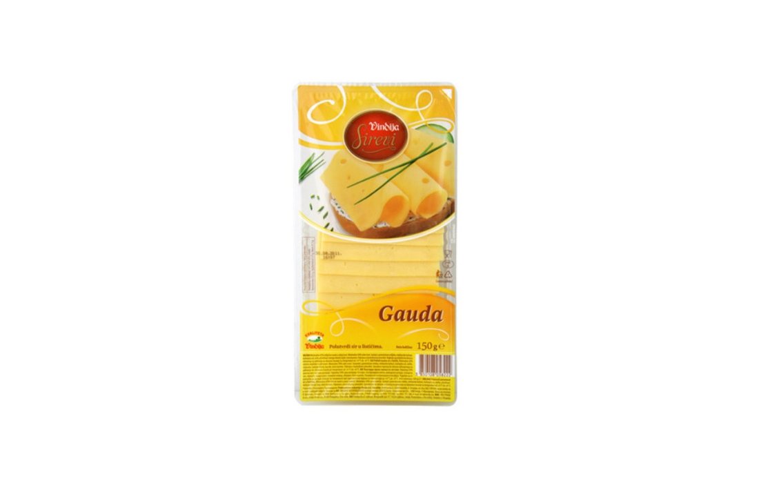 Vindija Sir Gauda Polutvrdi 150g