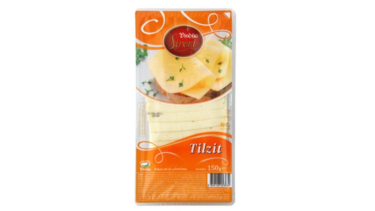 Vindija Sir Tilzit Polutvrdi U Listićima 150 g