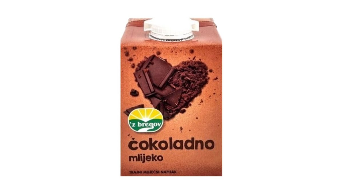 Vindija 'z bregov čokoladno mlijeko 0,5 l
