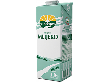 Vindija 'z bregov trajno mlijeko 1,0% m.m. 1 L