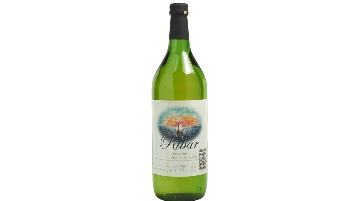 Vino bijelo vino Ribar Badel 1 l