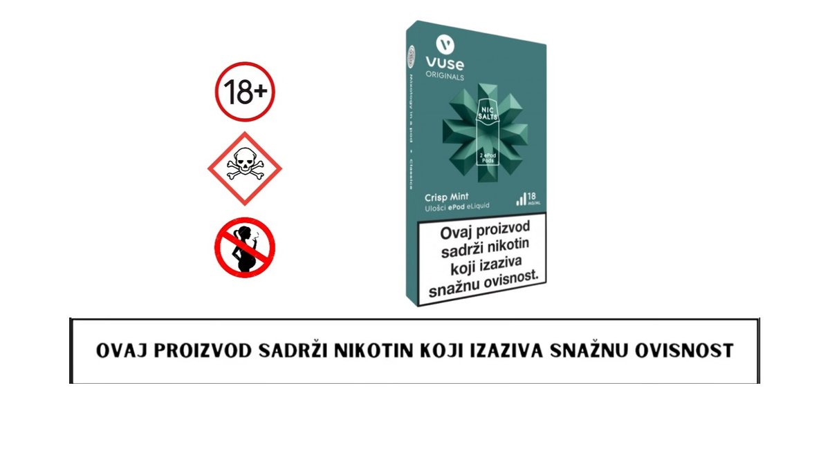 Vuse epod crisp mint 18 mg