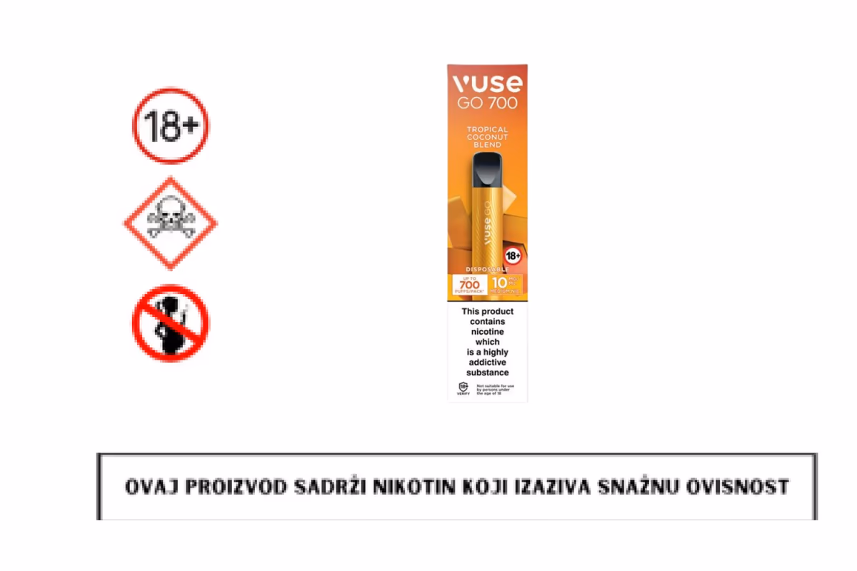 Vuse go 700 tropical coconut blend 10 mg