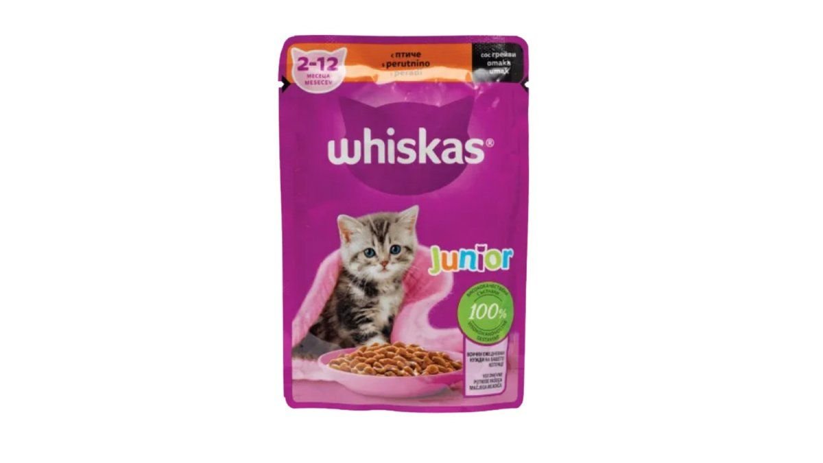 Whiskas junior hrana za mačke perad 85g