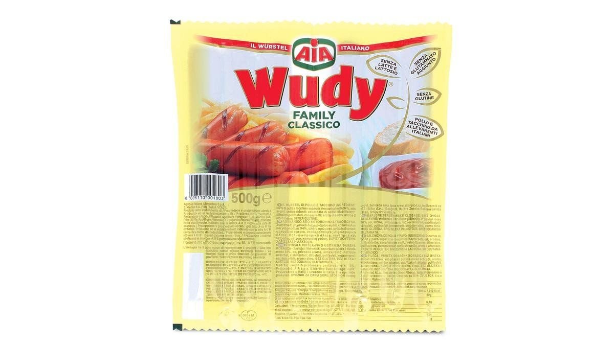 Wudy aia hrenovke od pilećeg i purećeg mesa 500 g