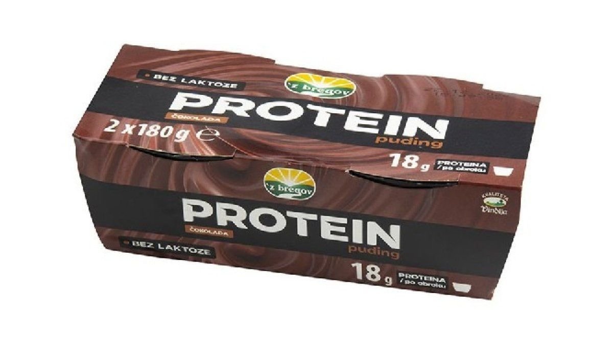 Z bregov protein puding čokolada 2x180g