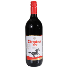 Vinarija Čoka Ždrepčeva krv poluslatko crveno vino 1 l