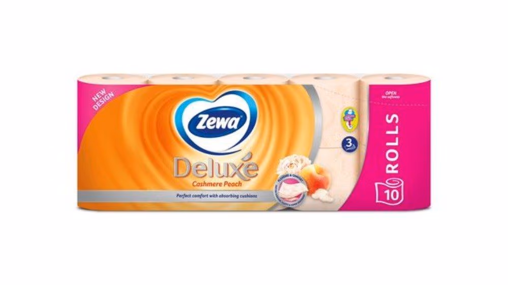 Zewa deluxe toaletni papir 3-slojni cashmere peach 10 rola