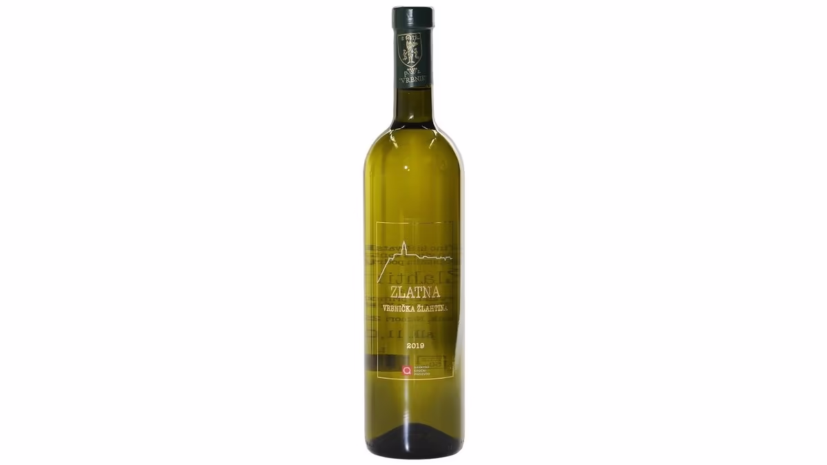 Zlatna Vrbnička Žlahtina kvalitetno vino 0.75 l