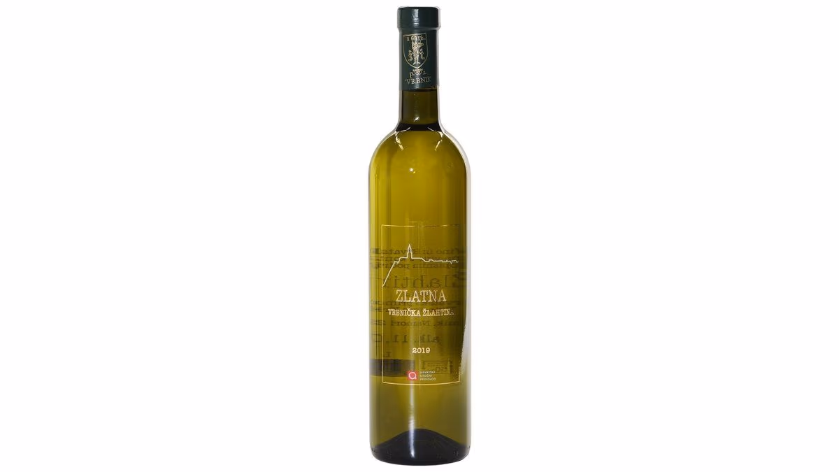 Zlatna Vrbnička Žlahtina Vino Kvalitetno 0,75 l